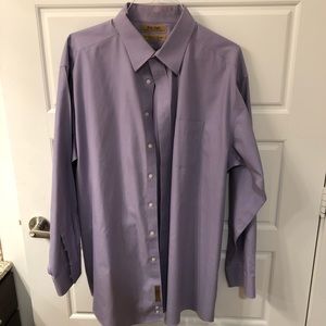 Lavender Roundtree & Yorke Gold Label Dress Shirt